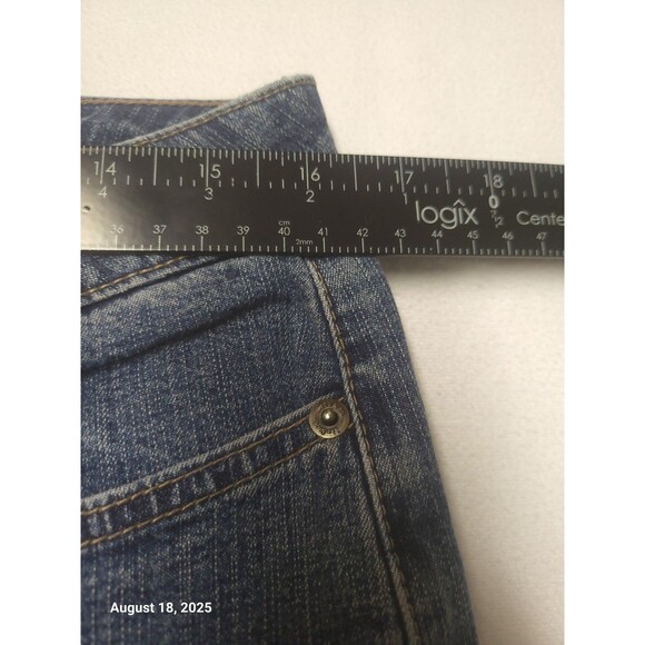 Liz & Co Stretch Bootcut Women's Blue Jeans Size 12 EUC - Picture 3 of 7